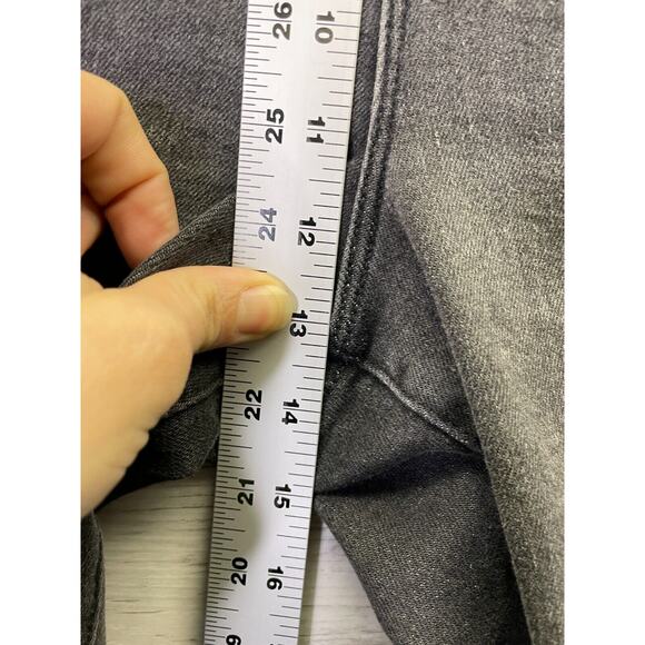 Good American Good Curve Jeans 16 Womens Gray Crossover Skinny Leg High Rise - Picture 5 of 8